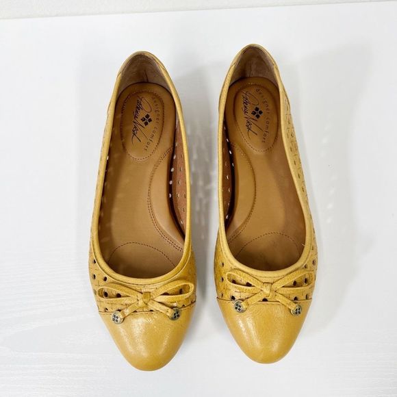 Patricia Nash Bettina Mustard Woven Ballet Flats 7.5 - Picture 6 of 8